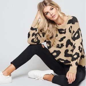 Soft Leopard Print Sweater